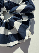 Load image into Gallery viewer, XL AWNING STRIPE SCRUNCHIE: OCEAN