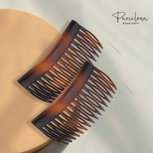 Load image into Gallery viewer, French Side Hair Combs (2 Pcs): Matte Shell