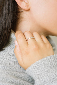 Knox 3mm Dome Ring: Sterling Silver