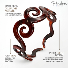 Load image into Gallery viewer, French Swirls Wide Headband