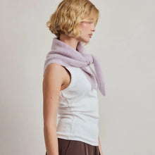 Load image into Gallery viewer, Alpaca Triangle Scarf - Wild Lilac