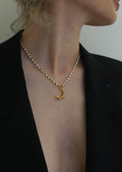 Méliès Stardust Moon Charm - Gold