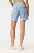 Load image into Gallery viewer, Heidi Long Cuffed Shorts - Light Blue 90&#39;s