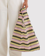 Load image into Gallery viewer, Standard Baggu - Gradient Stripe Pink &amp; Yellow