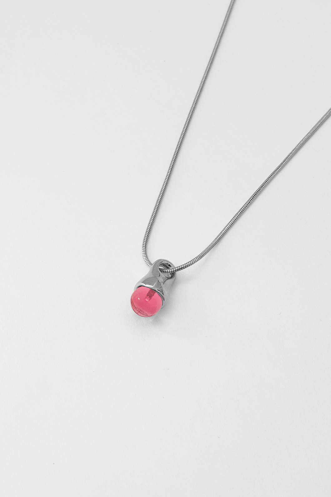 Token Necklace: Hibiscus / Sterling Silver
