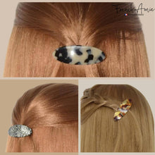 Load image into Gallery viewer, French Oval Hair Barrette: Set of 3
