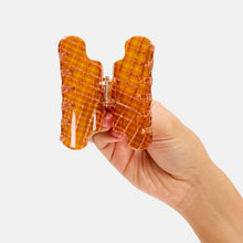 Load image into Gallery viewer, Baby Nimbus Claw in Caramel Plaid