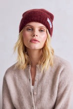 Load image into Gallery viewer, The Mohair Beanie - Cherry Burgundy