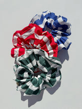 Load image into Gallery viewer, XL AWNING STRIPE SCRUNCHIE: RED APPLE