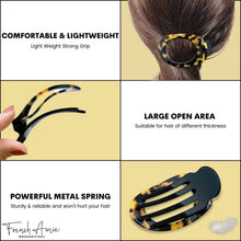 Load image into Gallery viewer, French Oval Small Side-in Hair Claw: Tokyo