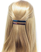 Load image into Gallery viewer, French Hair Barrettes(4 Pcs): Tort + Black