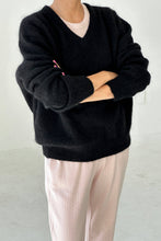 Load image into Gallery viewer, James Mohair Sweater - Black