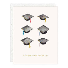 Load image into Gallery viewer, Hats Off - Graduation Card