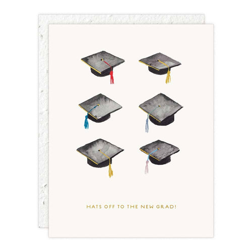 Hats Off - Graduation Card
