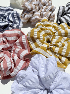 STRIPE BUBBLE SCRUNCHIES: ATLANTIC