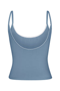 Scoop Back Cami - Ocean