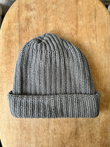 Cotton Beanie - Charcoal