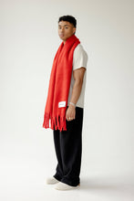 Load image into Gallery viewer, The 100% Recycled Stockholm Scarf - Crimson Red