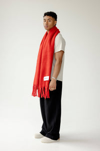 The 100% Recycled Stockholm Scarf - Crimson Red