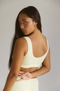 Support Cotton Bra: Butter