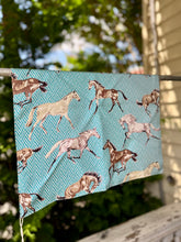 Load image into Gallery viewer, Missoni Blue Horse Silk Scarf