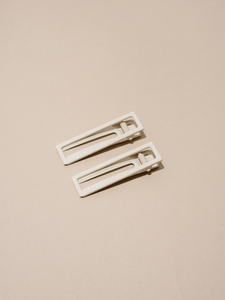 Lu Lu Hair Clips : Bone