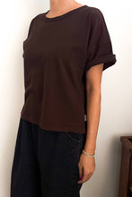 Load image into Gallery viewer, Fille Tee - Dark Cacao