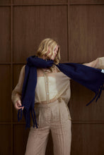 Load image into Gallery viewer, The Reykjavik Scarf - 100% Recycled - Midnight Blue