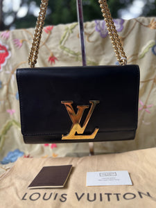 LOUIS VUITTON 00's Chain Louise Pochette Shoulder Bag
