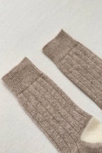 Load image into Gallery viewer, Classic Cashmere Socks: Grey Melange