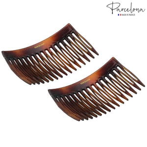French Side Hair Combs (2 Pcs): Matte Shell
