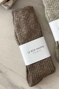 Cottage Socks: Flax