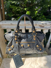 Load image into Gallery viewer, Balenciaga Navy City Giant 21 Bag