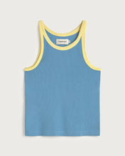 Load image into Gallery viewer, Contrast Harriet Tank Top - Blue / Yellow