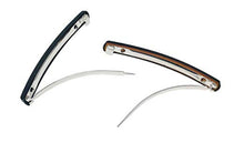 Load image into Gallery viewer, French Hair Barrettes(4 Pcs): Tort + Black