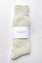 Load image into Gallery viewer, Mohair Veil Socks: Cream