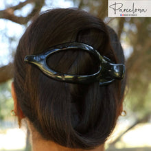 Load image into Gallery viewer, French Large Slide-In Hair Claw: Black