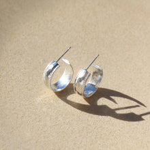 Load image into Gallery viewer, Lainey Hoops: Sterling Silver