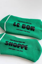 Load image into Gallery viewer, Hugger Socks: Kelly/Black