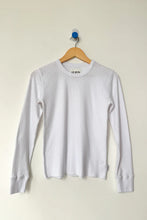 Load image into Gallery viewer, Pointelle Fundamental Tee - Snow White