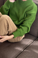 Load image into Gallery viewer, Zoe Cotton Sweater - Avocado