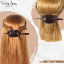 Load image into Gallery viewer, French Oval Hair Barrette with Stick