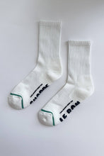 Load image into Gallery viewer, Hugger Socks: White/Black