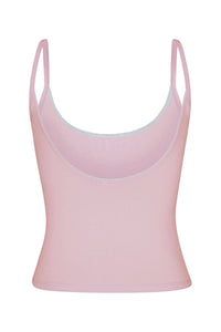 Scoop Back Cami - Baby Pink