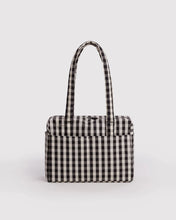 Load image into Gallery viewer, Everyday Cloud Bag - Black and Cream Gingham