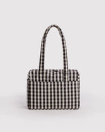 Everyday Cloud Bag - Black and Cream Gingham
