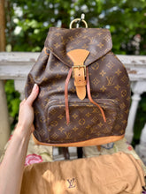 Load image into Gallery viewer, LOUIS VUITTON VTG Montsouris GM Backpack