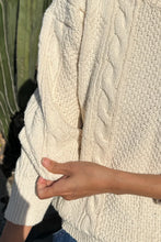 Load image into Gallery viewer, Cotton Fisherman Sweater: Naturel