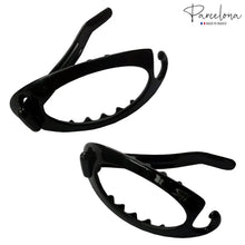 Load image into Gallery viewer, French Oval Hair Barrette: Black