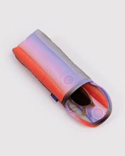 Load image into Gallery viewer, Puffy Glasses Sleeve - Gradient Stripe Poppy &amp; Lilac